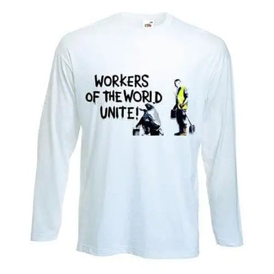 Banksy Workers Of The World Un Long Sleeve T-Shirt