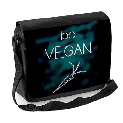 Be Vegan Laptop Messenger Bag
