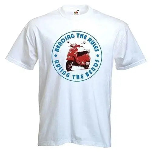 Bending The Rules, Ruling The Bends Scooter T-Shirt L / White