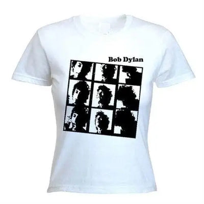 Bob Dylan Photo Women's T-Shirt XL / White