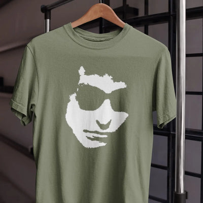 Bob Dylan Silhouette T-Shirt XXL / Khaki