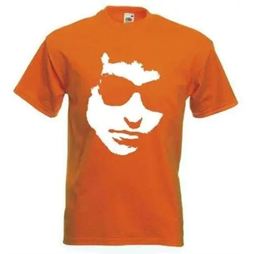 Bob Dylan Silhouette T-Shirt XXL / Orange