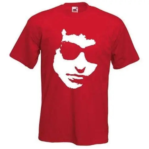 Bob Dylan Silhouette T-Shirt XXL / Red