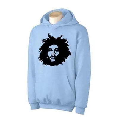 Bob Marley Natty Hoodie XXL / Light Blue