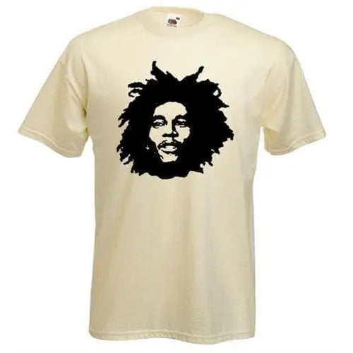Bob Marley Natty Mens T-Shirt Cream / XXL
