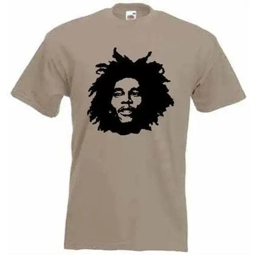Bob Marley Natty Mens T-Shirt Khaki / XXL