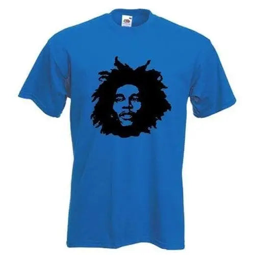Bob Marley Natty Mens T-Shirt Royal Blue / XXL