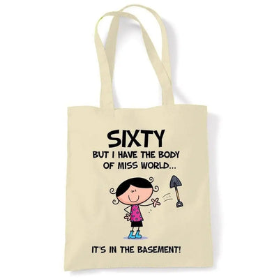 Body Of Miss World 60th Birthday Tote Bag
