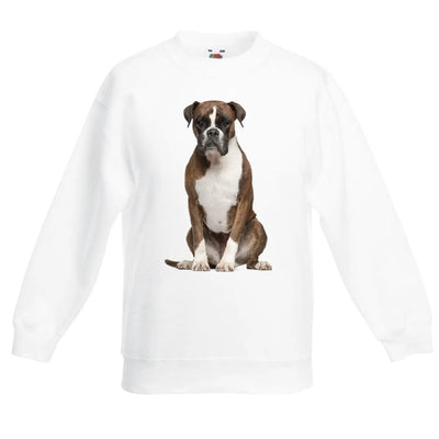 Boxer Dog Children's Unisex Sweatshirt Jumper