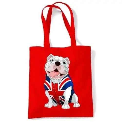 British Bulldog Union Jack Waistcoat Shoulder Bag Red