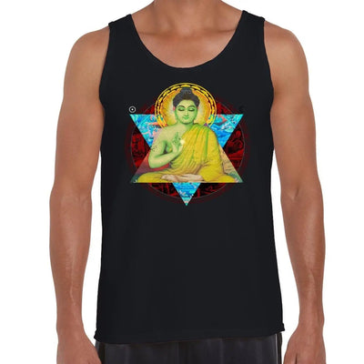 Buddha Dharma Buddhist Men's Tank Vest Top XL / Black