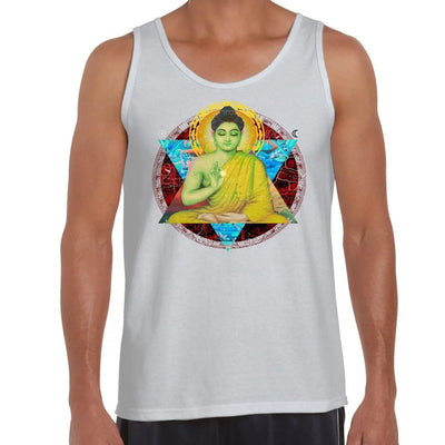 Buddha Dharma Buddhist Men's Tank Vest Top XL / White
