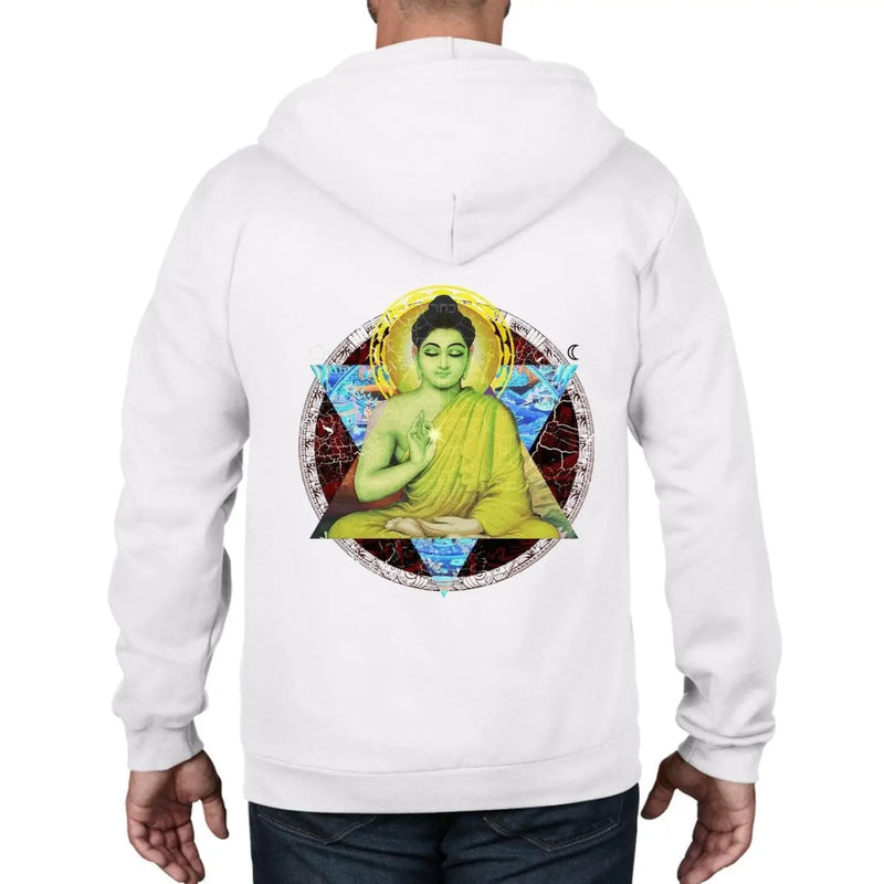 Buddha Dharma Buddhist Unisex Full Zip Hoodie M