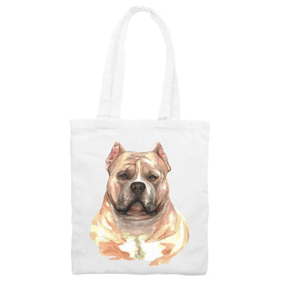 Bulldog Portrait Cute Dog Lovers Gift Tote Shoulder Shopping Bag