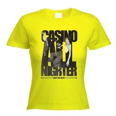 Casino All Nighter Northern Soul Women's T-Shirt L / Yellow