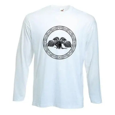 Celtic Angel Long Sleeve T-Shirt L / White