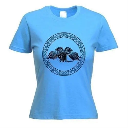 Celtic Angel Womens T-Shirt M / Blue