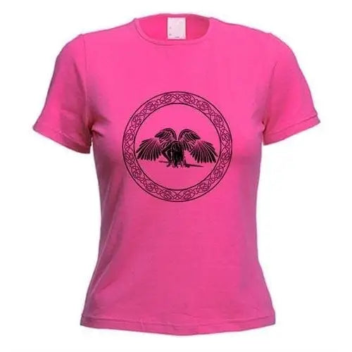 Celtic Angel Womens T-Shirt M / Dark Pink