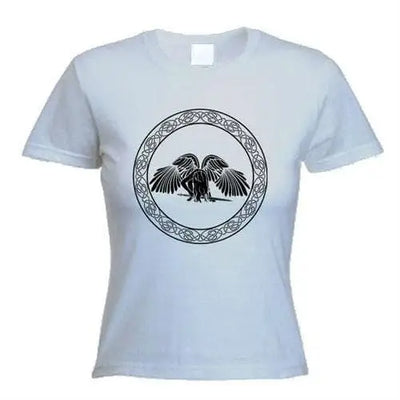 Celtic Angel Womens T-Shirt M / Light Grey