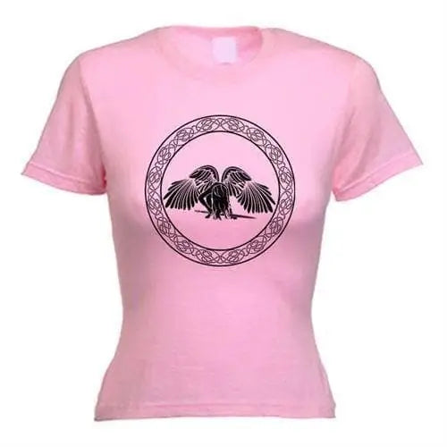 Celtic Angel Womens T-Shirt M / Light Pink