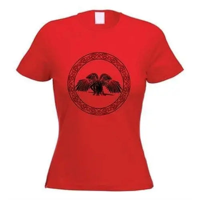 Celtic Angel Womens T-Shirt M / Red