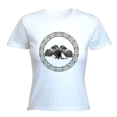 Celtic Angel Womens T-Shirt M / White