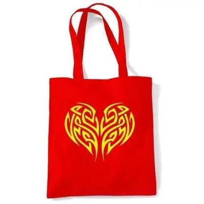 Celtic Heart Shoulder Bag Red