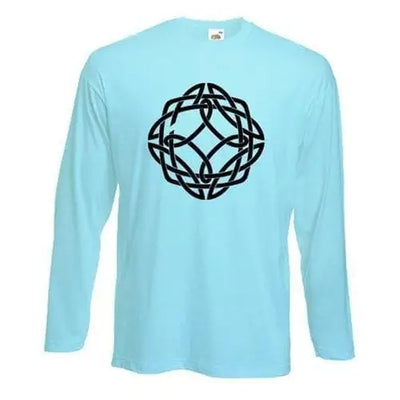 Celtic Knot Long Sleeve T-Shirt XL / Light Blue