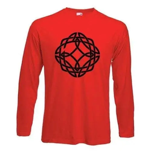 Celtic Knot Long Sleeve T-Shirt XL / Red