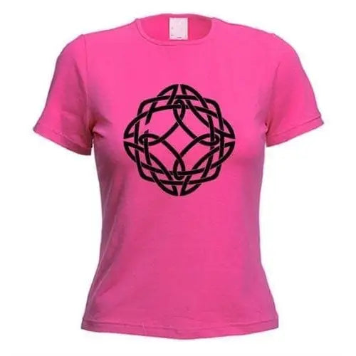 Celtic Knot Womens T-Shirt XL / Dark Pink