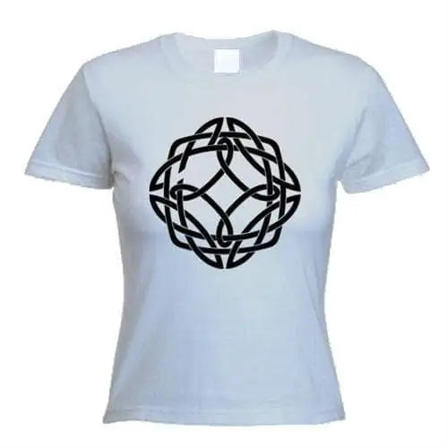 Celtic Knot Womens T-Shirt XL / Light Grey