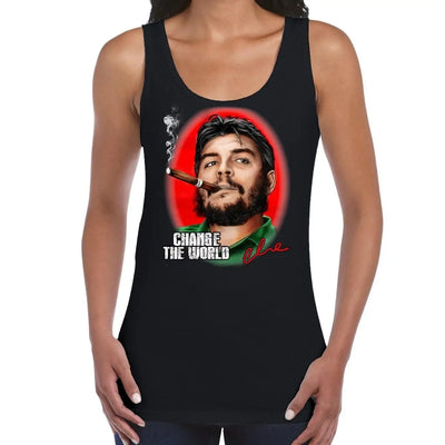 Che Guevara Change The World Women's Tank Vest Top XL