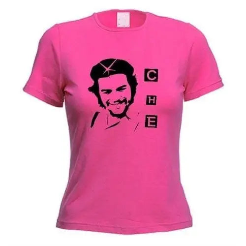 Che Guevara Womens T-Shirt L / Dark Pink