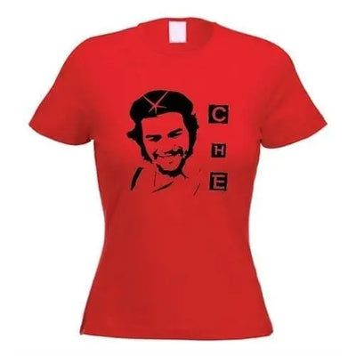 Che Guevara Womens T-Shirt L / Red