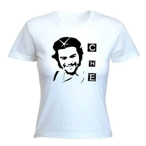 Che Guevara Womens T-Shirt L / White