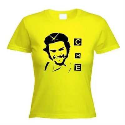 Che Guevara Womens T-Shirt L / Yellow