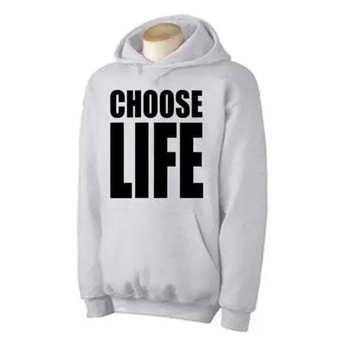 Choose Life Hoodie XXL / Light Grey