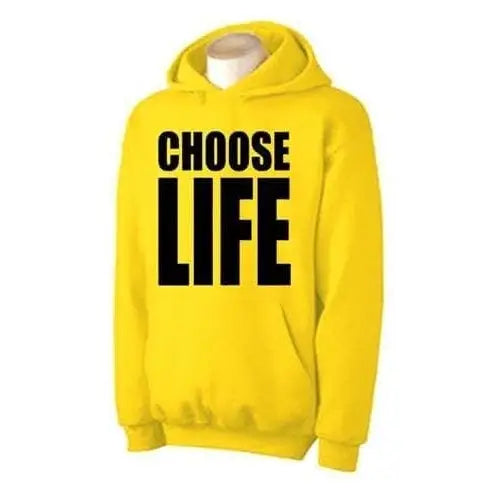 Choose Life Hoodie XXL / Yellow