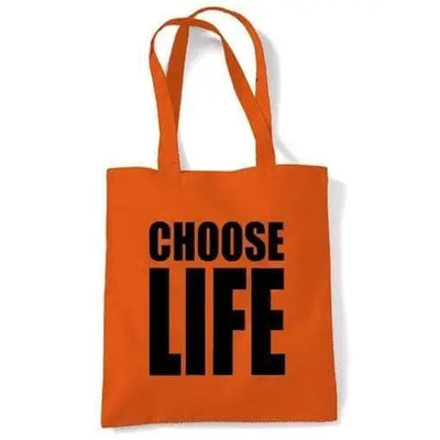 Choose Life Shoulder Bag Orange