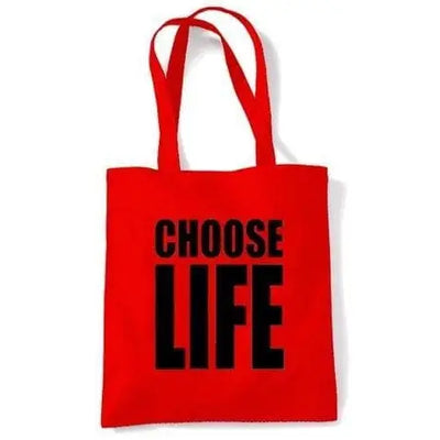 Choose Life Shoulder Bag Red