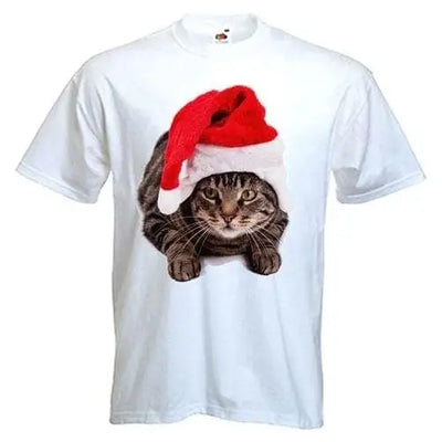 Christmas Cat Men's Christmas T-Shirt