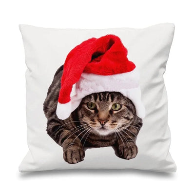 Christmas Cat Scatter Cushion