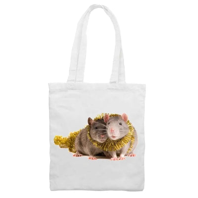 Christmas Pet Rats Shoulder Bag