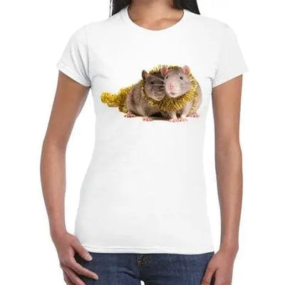 Christmas Pet Rats Women's T-Shirt
