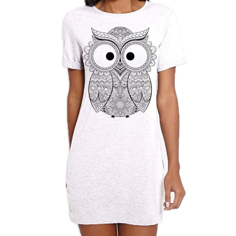 Cross Eyed Owl Large Print Women&