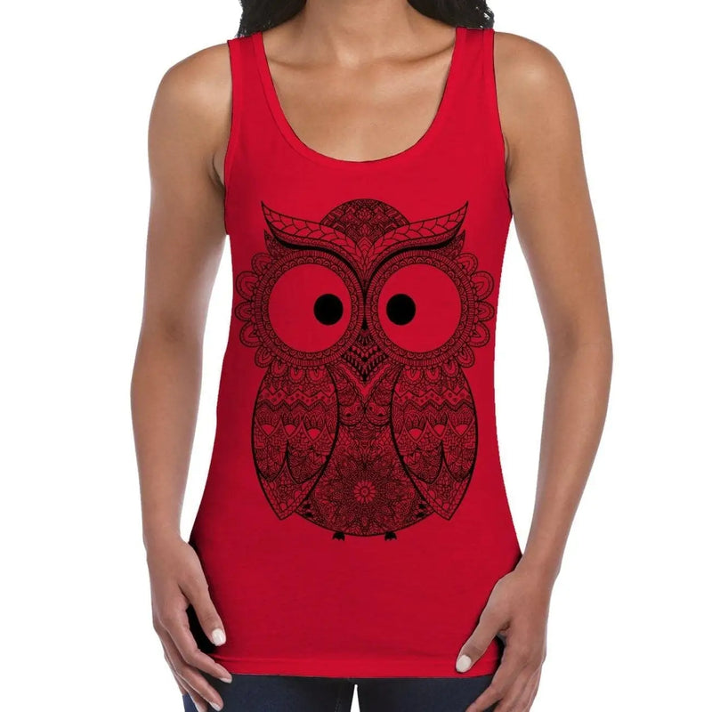 Cross Eyed Owl Large Print Women&