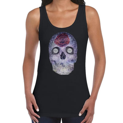 Crystal Skull Day Of The Dead Women's Tank Vest Top S