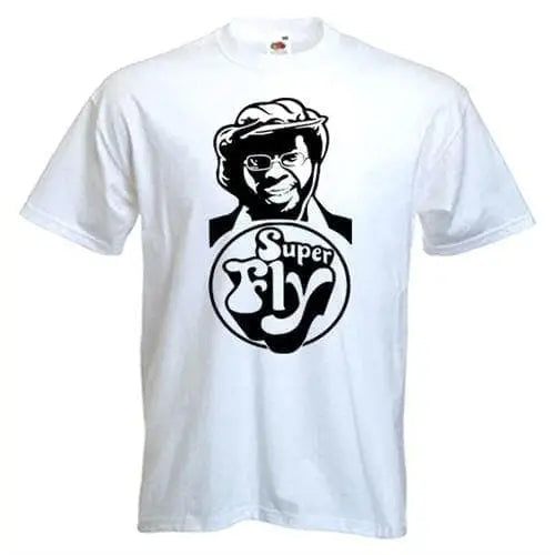 Curtis Mayfield Superfly Mens T-Shirt XXL / White