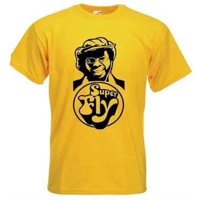 Curtis Mayfield Superfly Mens T-Shirt XXL / Yellow