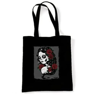 Day Of The Dead Girl Tattoo Shoulder Bag